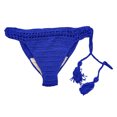 thumbnail image 5 of Triangle Bikini for Women Knitted Rope Bikini Knitted Mesh Pattern Solid Color Bathing Suit Side Tie Swimsuits Beachwear, 5 of 6