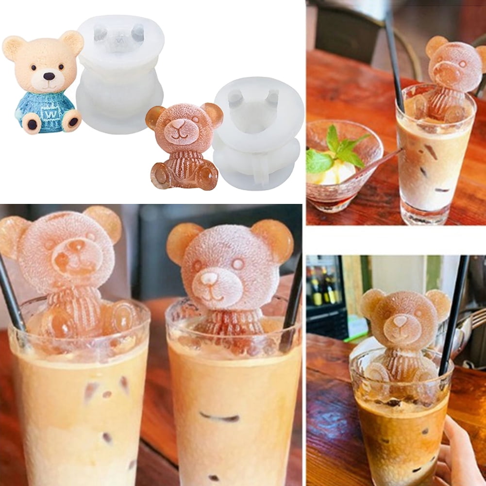 Details about   Bear Dog Silicone Ice Cube Tray Maker Cake Chocolate Mold DIY Baking Tool New 