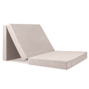 Milliard Premium Folding Mattress, Memory Foam Tri Fold with Waterproof Washable Cover, Cot Size (75"x31"x4")