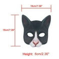 thumbnail image 2 of Cat Mask Animal Half Face Mask Fancy Dress Animal Tabby Mask Animal Cat Head Mask Halloween Novelty Costume Party Accessory, 2 of 5