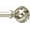 Brushed Nickel, variant on Brushed Nickel Curtain Rod for Windows 28 to 48 inches: 1 inch Diameter Heavy-duty Adjustable Decorative Curtain Rod, Modern Drapery Rods with Twisted Cage Finials for Bedroom & Living Room