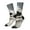 2 Black-2, variant on Smiling Polar Bear Pattern Sport Socks for Women and Men Crew Socks Sporty Calf Socks Casual Socks