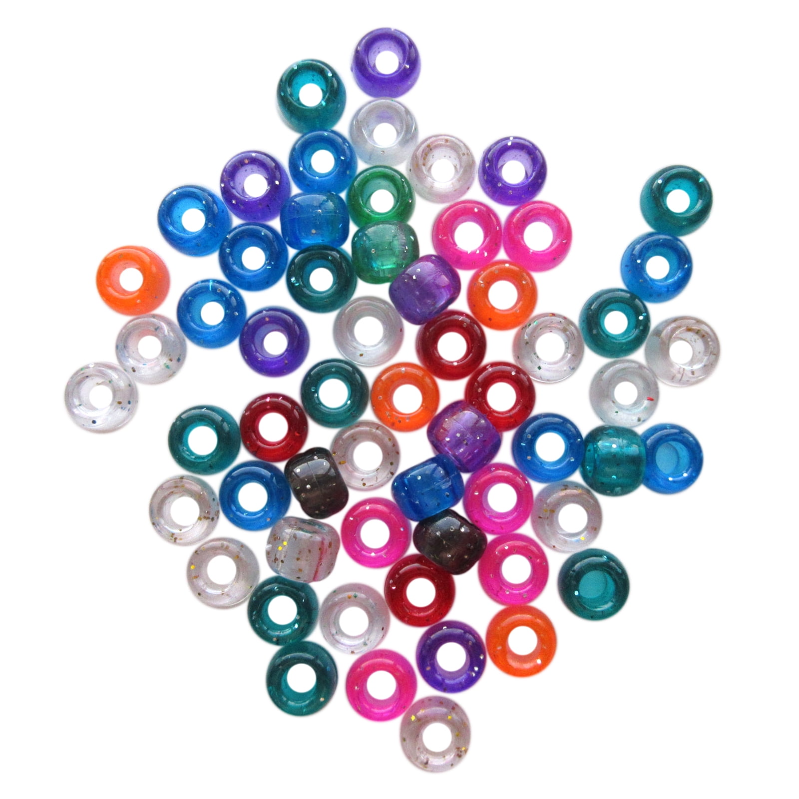 12 Pack: 1lb. Multicolor Pony Beads by Creatology - 6mm x 9mm