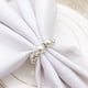 thumbnail image 5 of 12 Pcs Pearls Napkin Ring Napkins Holders Table Decoration For Party Wedding Kitchen Dining Room Family Dinner Table Decor, 5 of 10