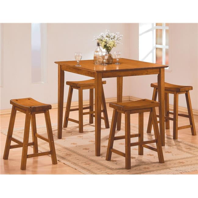 36 x 36 x 36 in. Wooden Counter Height Dining Set of Table 