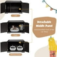 thumbnail image 2 of Cat Litter Box Enclosure Furniture Hidden, Large Cat Washroom Bench (Black), 2 of 7