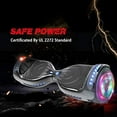 thumbnail image 4 of HOVERSTAR Hoverboard All New Version-HS2.0, Chrome Color & Coating Skins Two Wheels Self-Balancing Scooter with Wireless Speaker Playing Music & Led Wheels Flashing Lights, 4 of 6