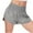 Gray, variant on Tumotour Yoga Shorts For Women Half Shorts Solid Color Casual Pants Elastic High Waist Thin Hot ts Running Workout Gym Shorts