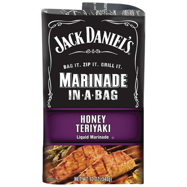 Jack Daniel's Marinade InABag Honey Teriyaki Liquid Marinade, 12 oz
