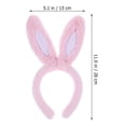 thumbnail image 4 of Diadema con orejas de conejo para niñas, diadema para festivales, suministros para fiestas de cosplay, 4 of 7