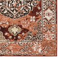 thumbnail image 3 of Linon Tapis Vintage Nain Tissé à la Machine en Microfibre Polyester 2'x3' Rouge, 3 of 5