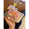 thumbnail image 2 of hellokitty Cosmetic Bag Portable Large Capacity Toiletry Bag Storage Bag Mesh Bag Sanrio Coin Purse New, 2 of 5