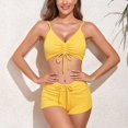 thumbnail image 4 of Women‘s High Waisted Bikini Swimwear Two Piece Swimsuit Drawstring Bathing Suit, 4 of 6