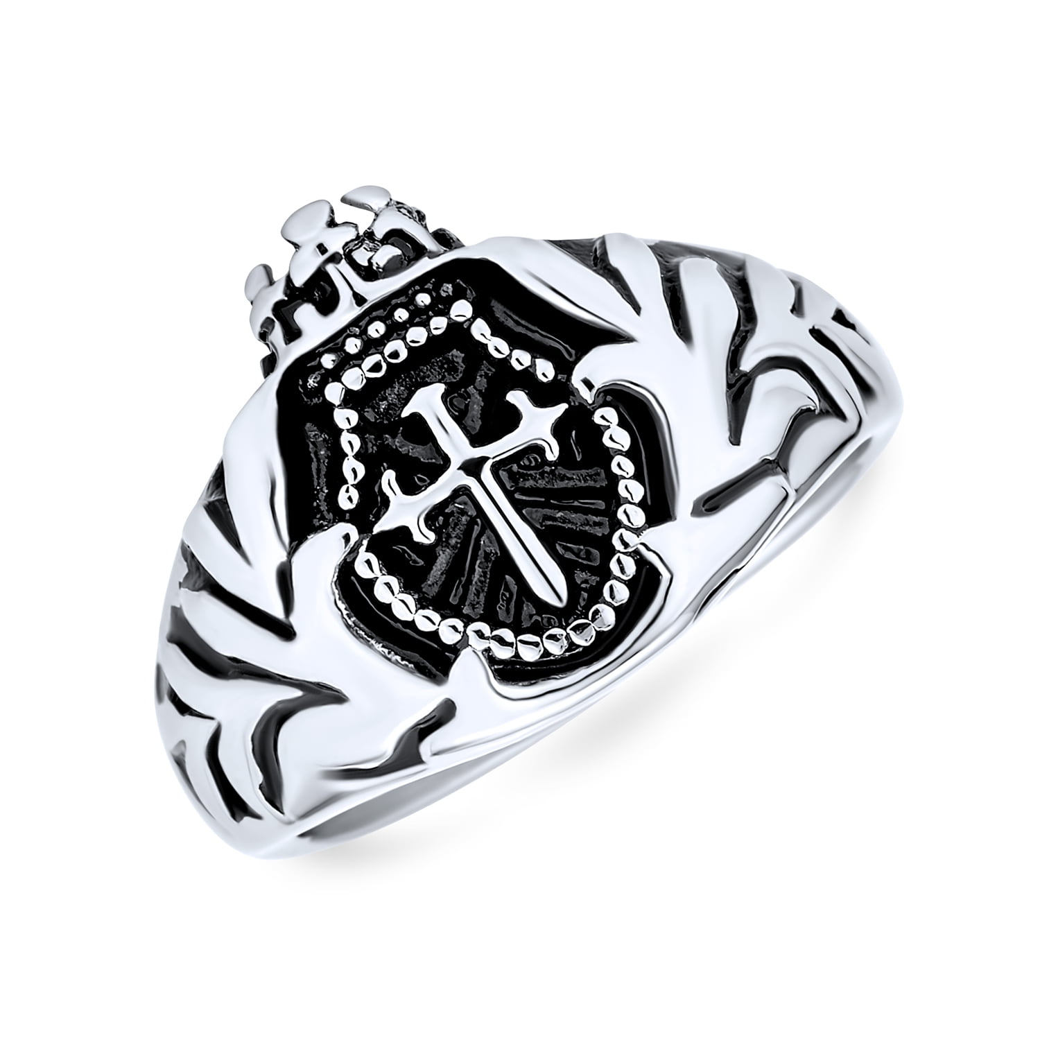 Medieval Ring Oval Shape Signet Ring Byzantine Ring Gift For Him Sterling Silver Ring Fleur De Lis Men Silver Ring Gothic Men Ring