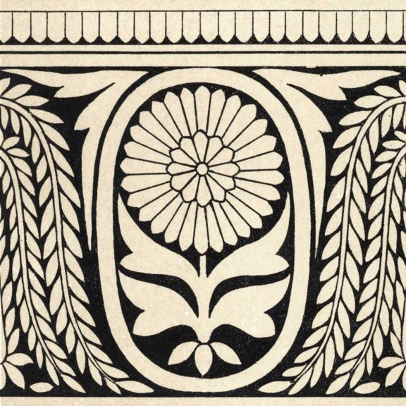 Ornamental Tile Motif VIII Poster Print - Studio Vision-VARPDX21485Z