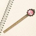 thumbnail image 3 of Valentine's Day Book Accessories - Lace Bookmark in Antique Bronze: a Gift for Readers and Book Lovers, 3 of 5