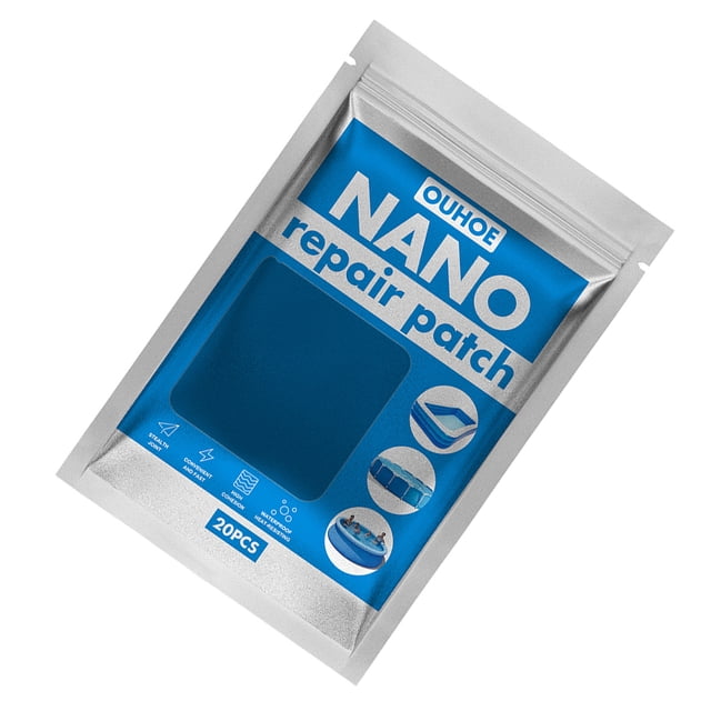 Greeniant Parches de reparación de 10/20/30 Uds., pegatinas de reparación, adhesivo de reparación de viscosidad fuerte, pegatinas para anillos de Deportes acuáticos 20 piezas Greeniant OD017068-02