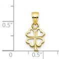 thumbnail image 2 of 10K Yellow Gold Four Leaf Clover Charm, 2 of 2