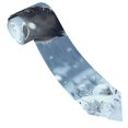 thumbnail image 4 of Goofa Winter Reindeer In Snowy Mountains Pattern Men's Necktie Classic Silk Tie Woven Jacquard Neck Ties Necktie for Business and Wedding Formal Neckties, 4 of 8