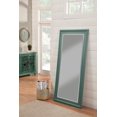 Elegant Teal Full Length Leaner Mirror