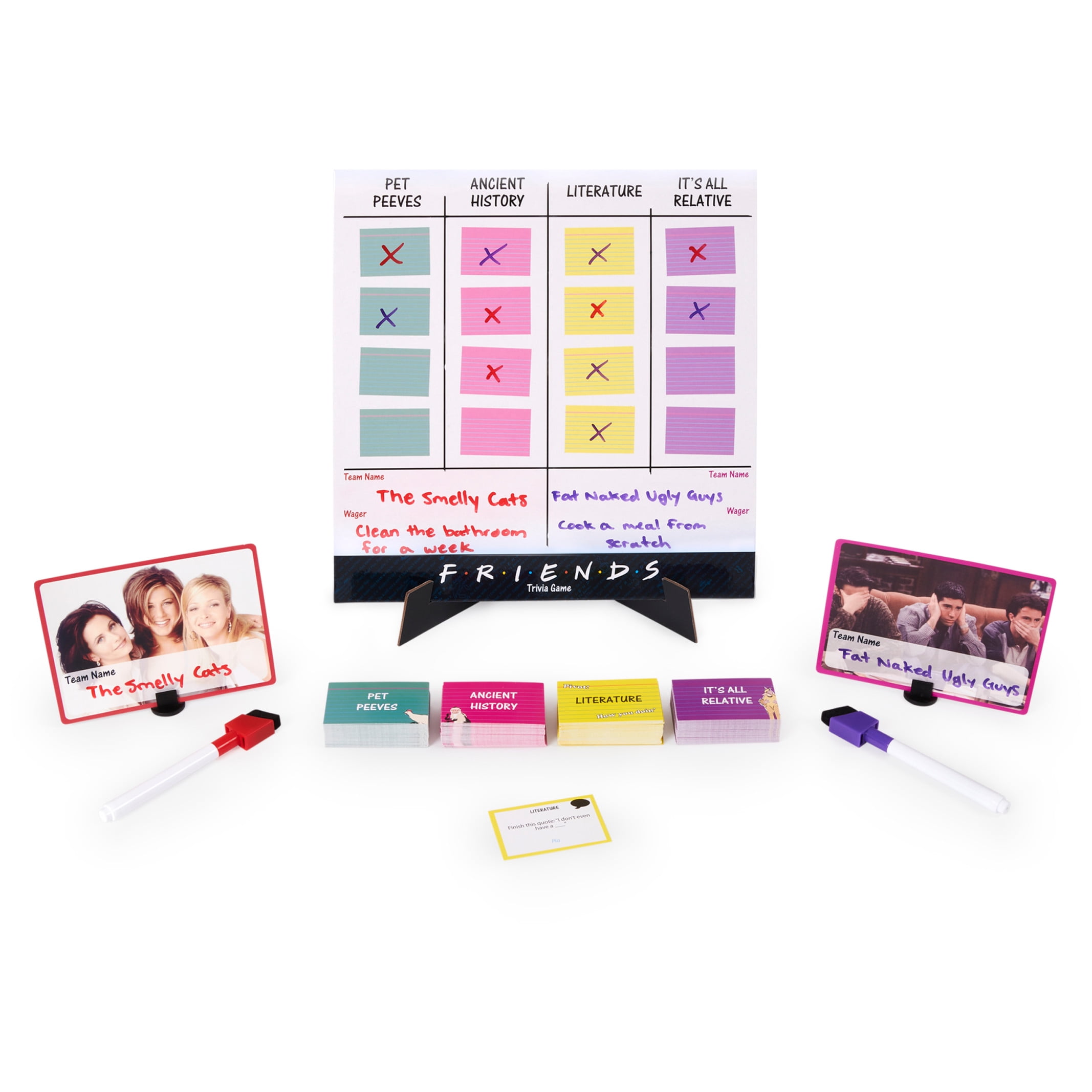 Friends TV Show, The One with the Apartment Bet Party Game, for Adults and Teens Ages 14 and up