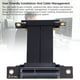 thumbnail image 4 of Tarjeta Elevadora De Cable De Extensión GPU PCIe 4.0, 90 Grados Flexibles 8Gbps Alta Velocidad Hacia Atrás Compatible Con PCIe 3.0 2.0 1.0 Para Los Casos De Servidores De PC, 4 of 7
