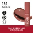thumbnail image 3 of Rimmel Thrill Seeker Lip Latex, 150 Magnetic, 0.2 fl oz, 3 of 8