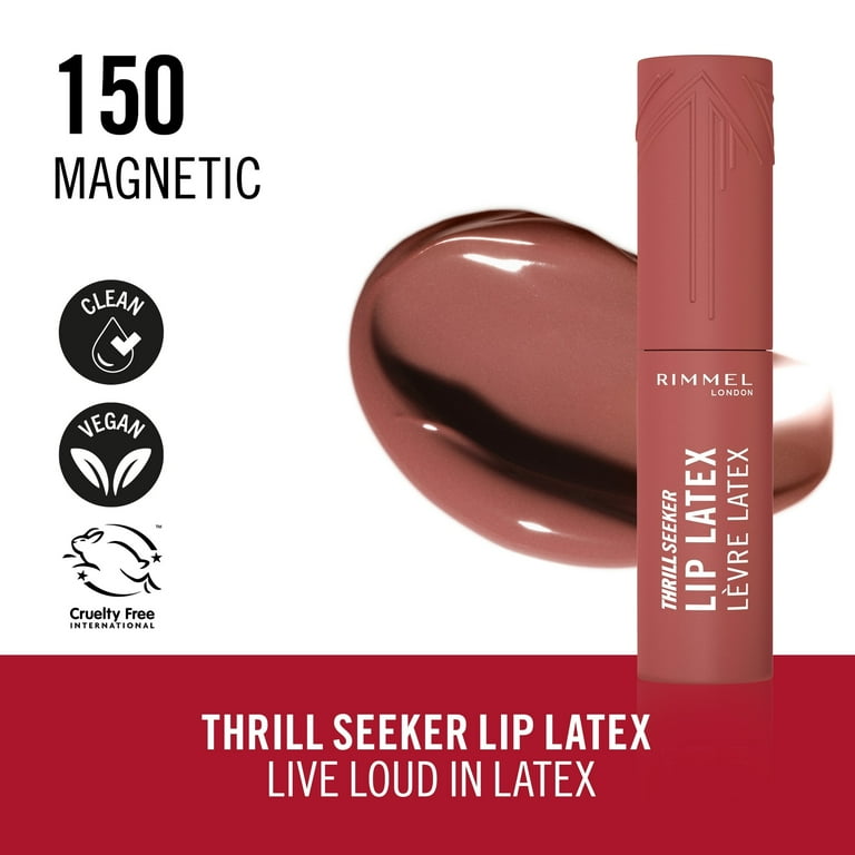 Rimmel Thrill Seeker Lip Latex, 150 Magnetic, 0.2 fl oz - Walmart.com