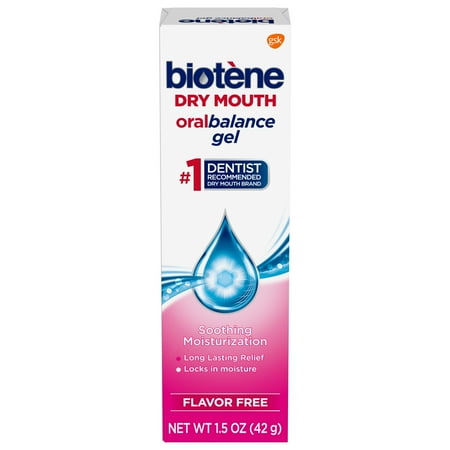 Biotene OralBalance Moisturizing Gel Flavor-Free, Alcohol-Free, for Dry Mouth, 1.5 ounce