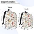 thumbnail image 4 of Balery Cute Little Animals Vintage Canvas Backpack for Men and Women - Large Capacity, Durable Travel Laptop Bag for School, Work, Hiking, and Outdoor Activities, 4 of 7