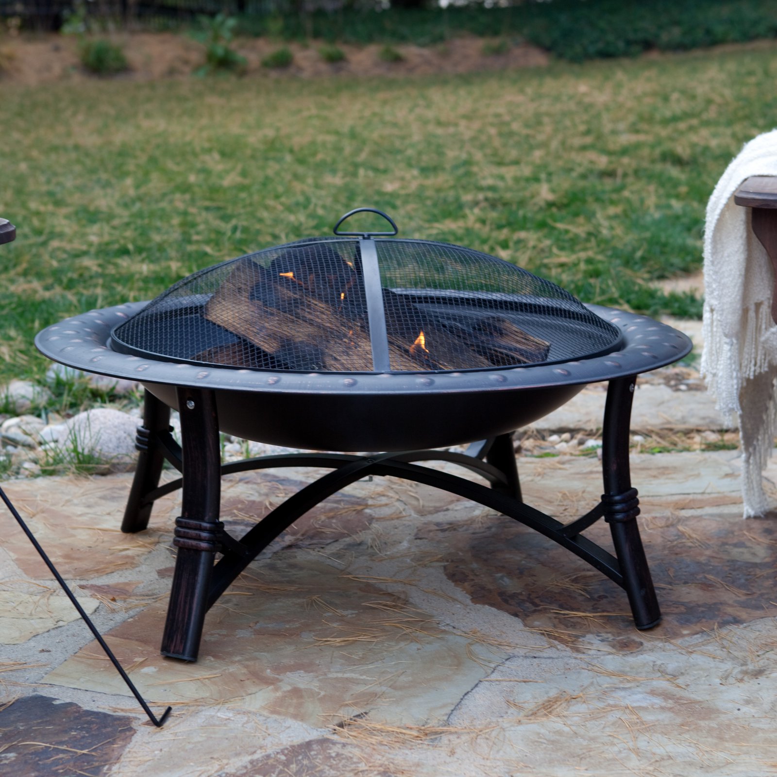 Fire Sense Roman Wood Burning Fire Pit - Walmart.com