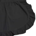 thumbnail image 2 of Jiibva Ruffled Maid Apron Black Waitress Apron Adjustable Half Apron Maid Costume Accessory for Restaurant Hotel Coffee Shop, 2 of 7