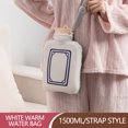 thumbnail image 1 of ZZkhGo Mahjong Facai Hot Water Bag Home Explosion Proof Warm Plush PVC Water Injection Warm Water Bag With Strap, 1 of 5
