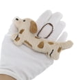 thumbnail image 5 of Unique Bargains 1 Pc Handbag Charm Dog Beaded Chain Handbag Accessories Brown Beige, 5 of 6