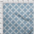 thumbnail image 2 of oneOone Viscose Chiffon Fabric Check Kasuri Print Fabric By Yard 42 Inch Wide, 2 of 4