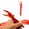 thumbnail image 1 of Bolígrafo de pinza de cangrejo, diseño de bolígrafo, forma única, para uso educativo de menores, suministros para fiestas de cumpleaños, tinta de 15 ml, plástico duradero, ideal para oficina, 1 of 7