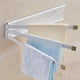 thumbnail image 5 of Toallero de 3 brazos de Metal montado en la pared Toystoory Blanco, 5 of 6