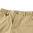 thumbnail image 6 of Mens Work Cargo Pants Waterproof Elastic Waist Cargo Pants Hiking Ripstop Military Hiking Pants with Multi Pockets Quick Dry Apparel,Brown M, 6 of 7