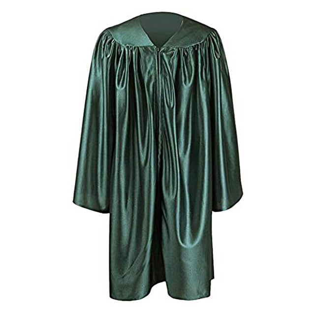 TOPTIE Unisex Shiny Preschool and Kindergarten Graduation Gown Choir Robe for Baby Kids-Green-S