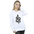 thumbnail image 2 of Harry Potter Womens Slytherin Sketch Sweatshirt, 2 of 3