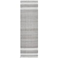 thumbnail image 7 of Hauteloom Loic Recycled Material Living Room, Bedroom Area Rug - Traditional, Transitional - Light Gray, Eggplant, Gray - 12' x 18', 7 of 7