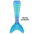 thumbnail image 1 of Mermaid Tails Elasticity Swimwear Can Add Monofin for Kids Girls Swimmable Tail Cosplay Mermaid Costumes, 1 of 7