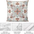 thumbnail image 6 of Vintage Paisley Pillow Cover,Boho Colourful Abstract Geometric Mandala Floral Artistic Aesthetics Pillow Covers with Hidden Zipper Set of 2 for Bedroom Living Room Sofa Cushion16 x16, 6 of 6