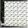 thumbnail image 4 of Ambesonne Animal Shower Curtain, Savannah Wildlife, 69"Wx70"L, Multicolor, 4 of 5