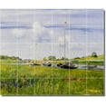 thumbnail image 1 of Ceramic Tile Mural-William Chase Country Painting 382. 36" w x 30" h using (30) 6 x 6 ceramic tiles, 1 of 3
