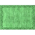 thumbnail image 1 of Ahgly Company Indoor Rectangle Abstract Emerald Green Modern Area Rugs, 3' x 5', 1 of 4