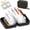 Black, variant on Pill Pouches for Travel, Waterproof Pill Pouch Organizer with Reusable Pill Bags & Binder, Portable Pill Pouches Set, Color-Coded Reusable Travel Pill Storage