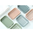 thumbnail image 4 of Soap Dish, Small Plastic Bathroom Soap Holder,Mint Green, Pink, Blue - Portable Soap Case for Shower, Bathroom or Kitchen, 4 of 7