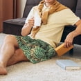 thumbnail image 2 of Daiia Succulents Mens Woven Stretch Pajama Short,Short Pajama Pants-4X-Large, 2 of 7