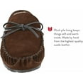 thumbnail image 6 of Minnetonka Men's Casey Moccasin Slippers Chocolate 12 M, 6 of 6